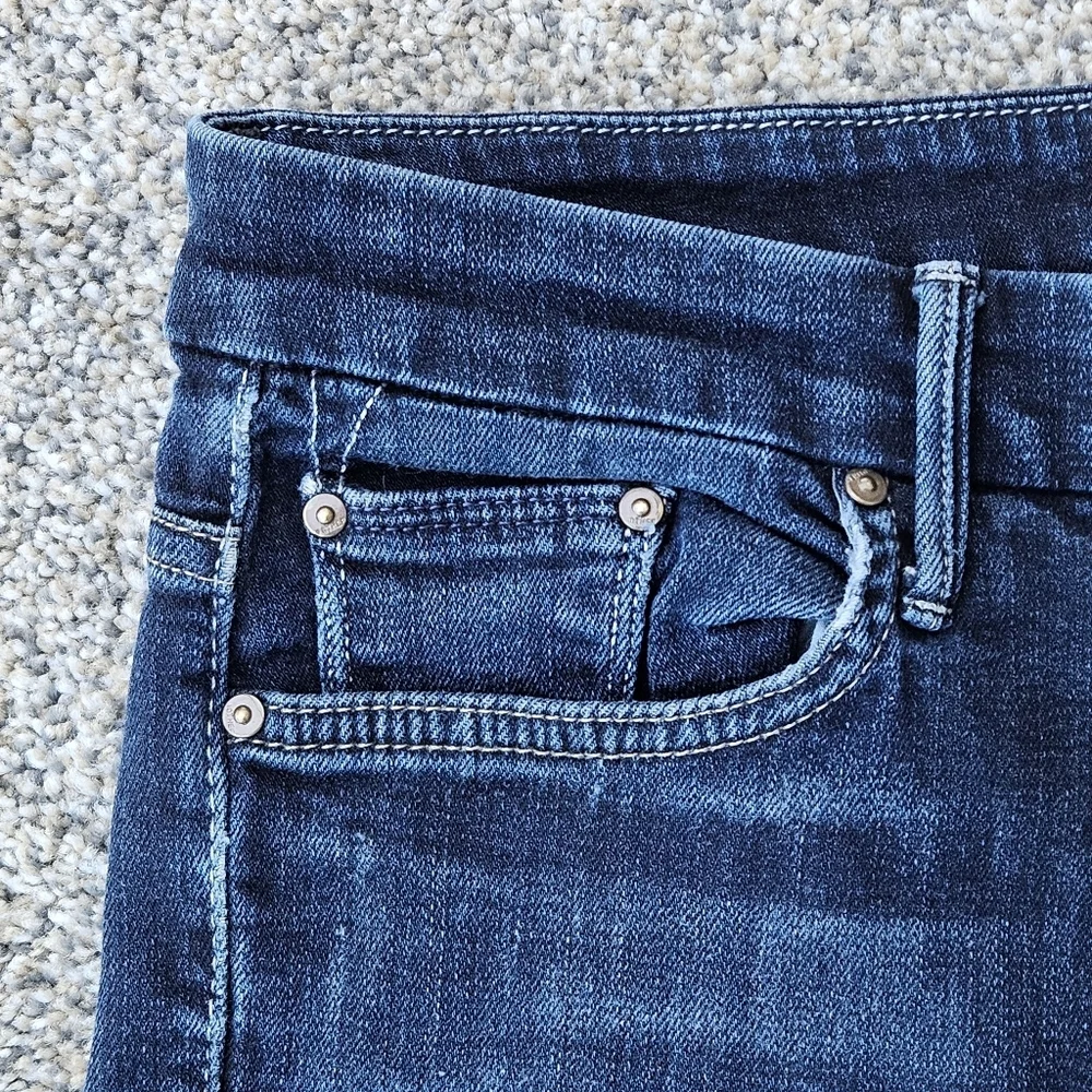 Mother High Waisted Looker Dark Wash Skinny Jeans Stretch Denim Womens Size 31
